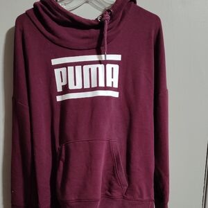 PUMA Maroon Sweatshirt with Logo
